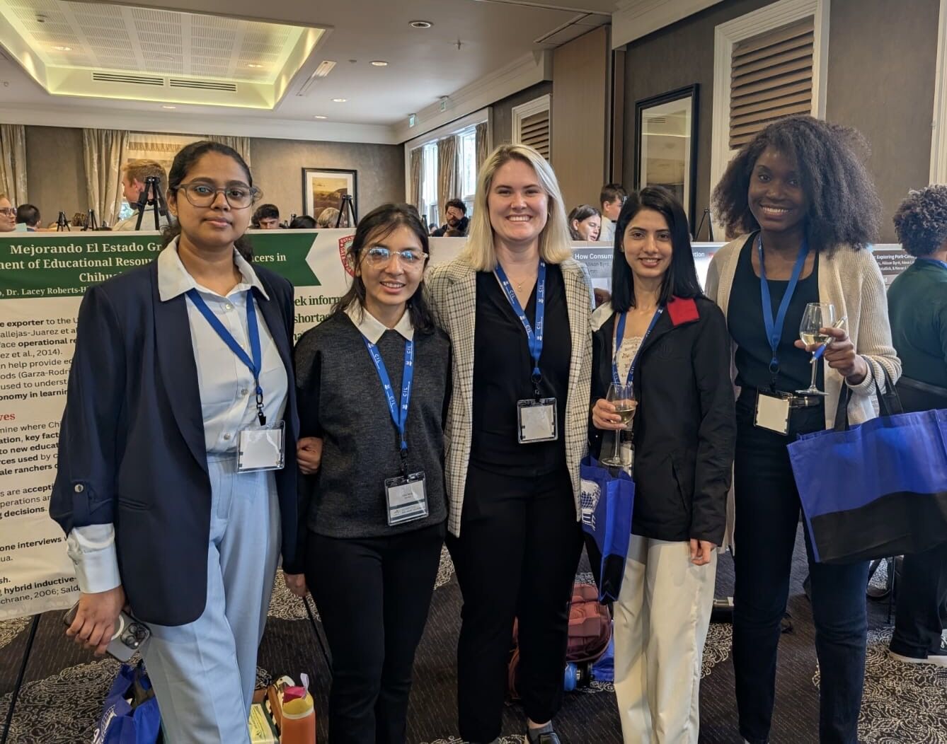 AIAEE 2024 group photo with award